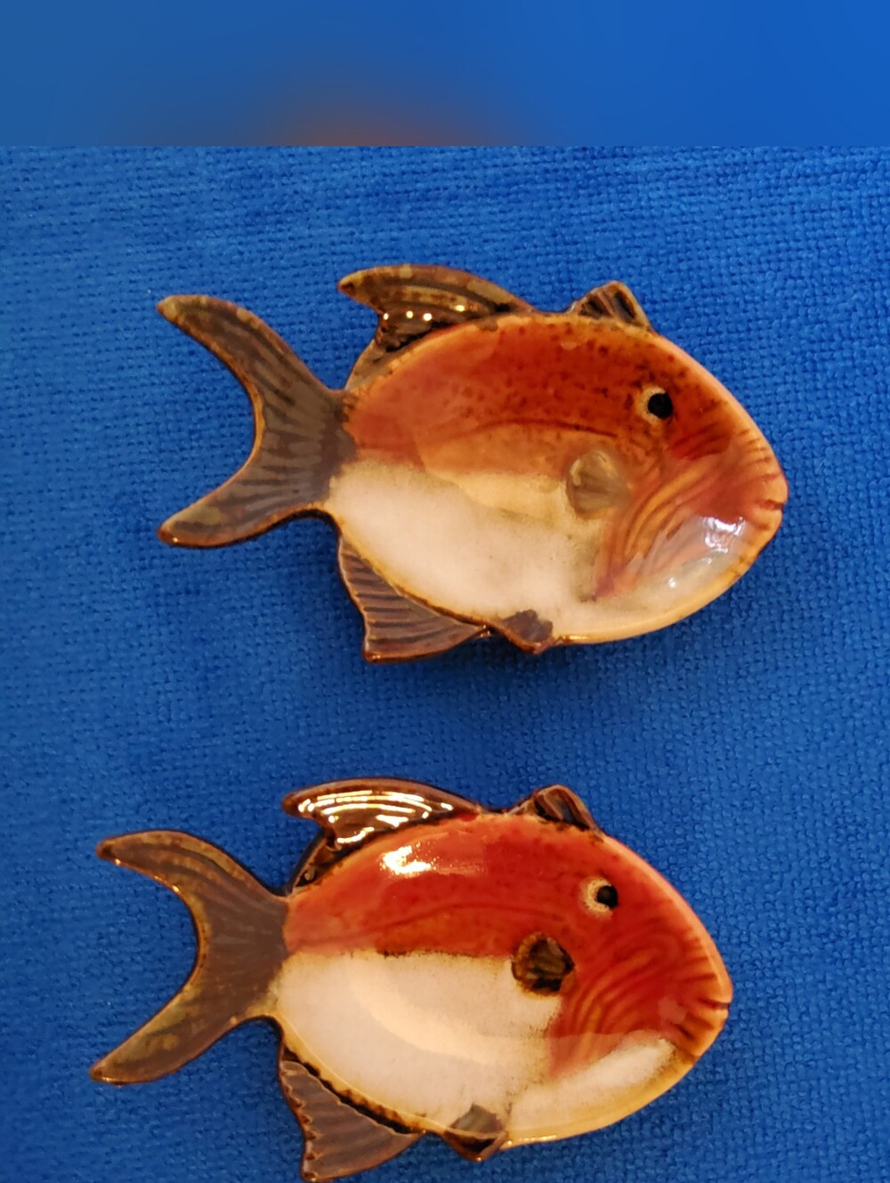 Pier 1 Ceramic Fish Soy Sauce / Teabag Dish